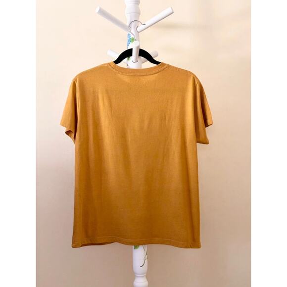 Fifth Sun T-Shirt Gold Cactus Graphic Green Unisex Art Tee M - Picture 3 of 4